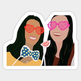 Haley & Alaina! Sticker Sticker